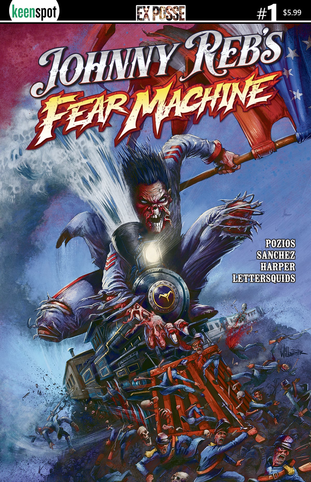 JOHNNY REBS FEAR MACHINE #1 CVR A TOBY WILLSMER