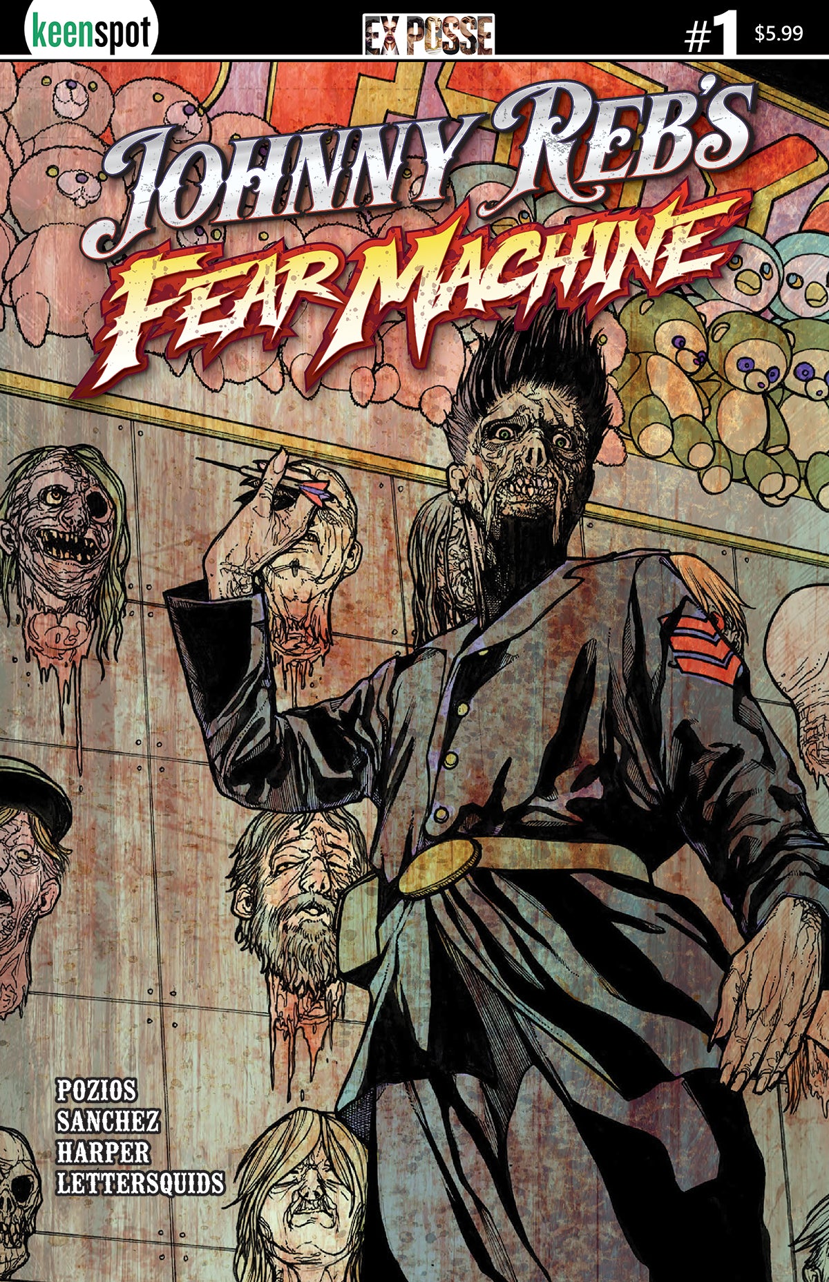 JOHNNY REBS FEAR MACHINE #1 CVR B ALEX SANCHEZ VAR