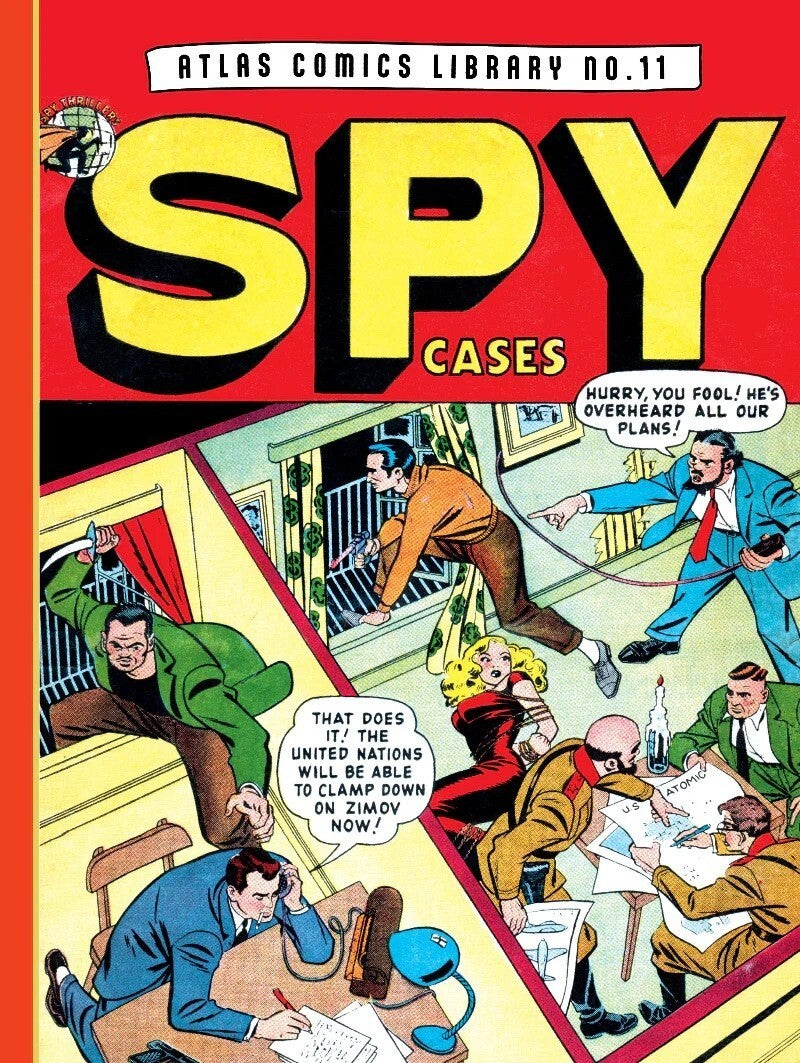 ATLAS COMICS LIBRARY HC NO 11 SPY CASES (MR)