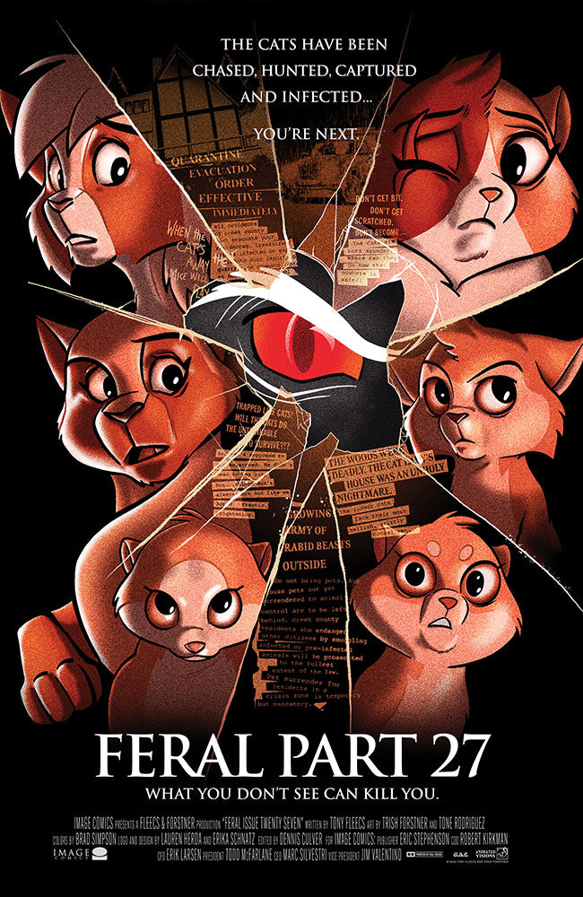 FERAL #27 CVR B ALLEN PASSALAQUA & TONY FLEECS URBAN LEGENDS HOMAGE VAR