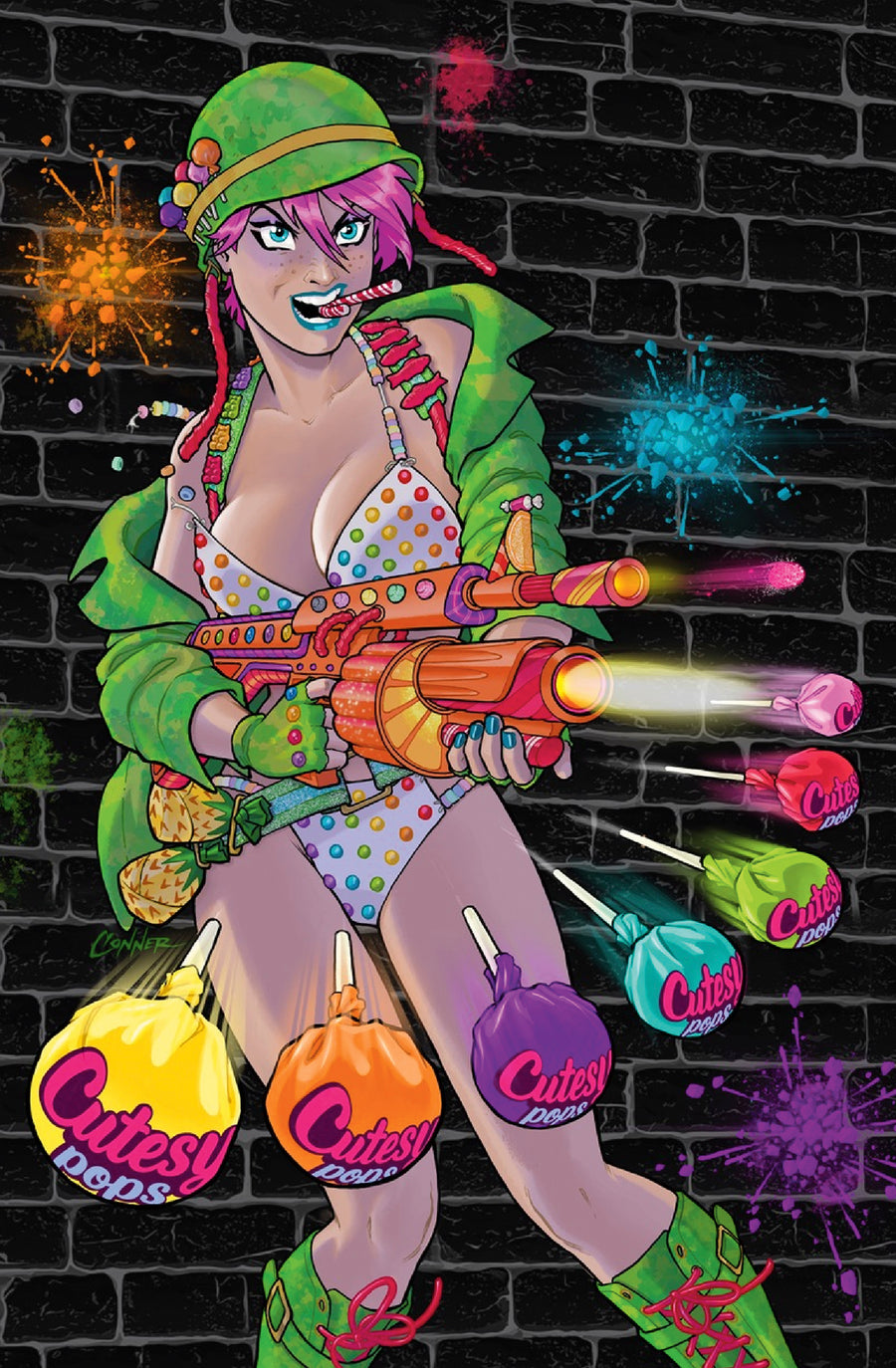Pop Kill Big Candy #1 NM (9.4) Conner Virgin Incentive Variant