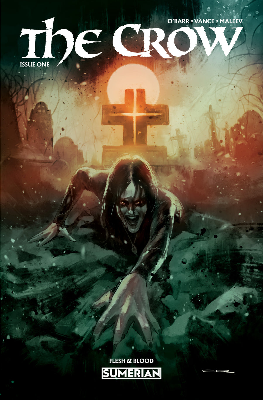 Crow Flesh and Blood #1 VF/NM (9.0) Rosado Incentive Variant