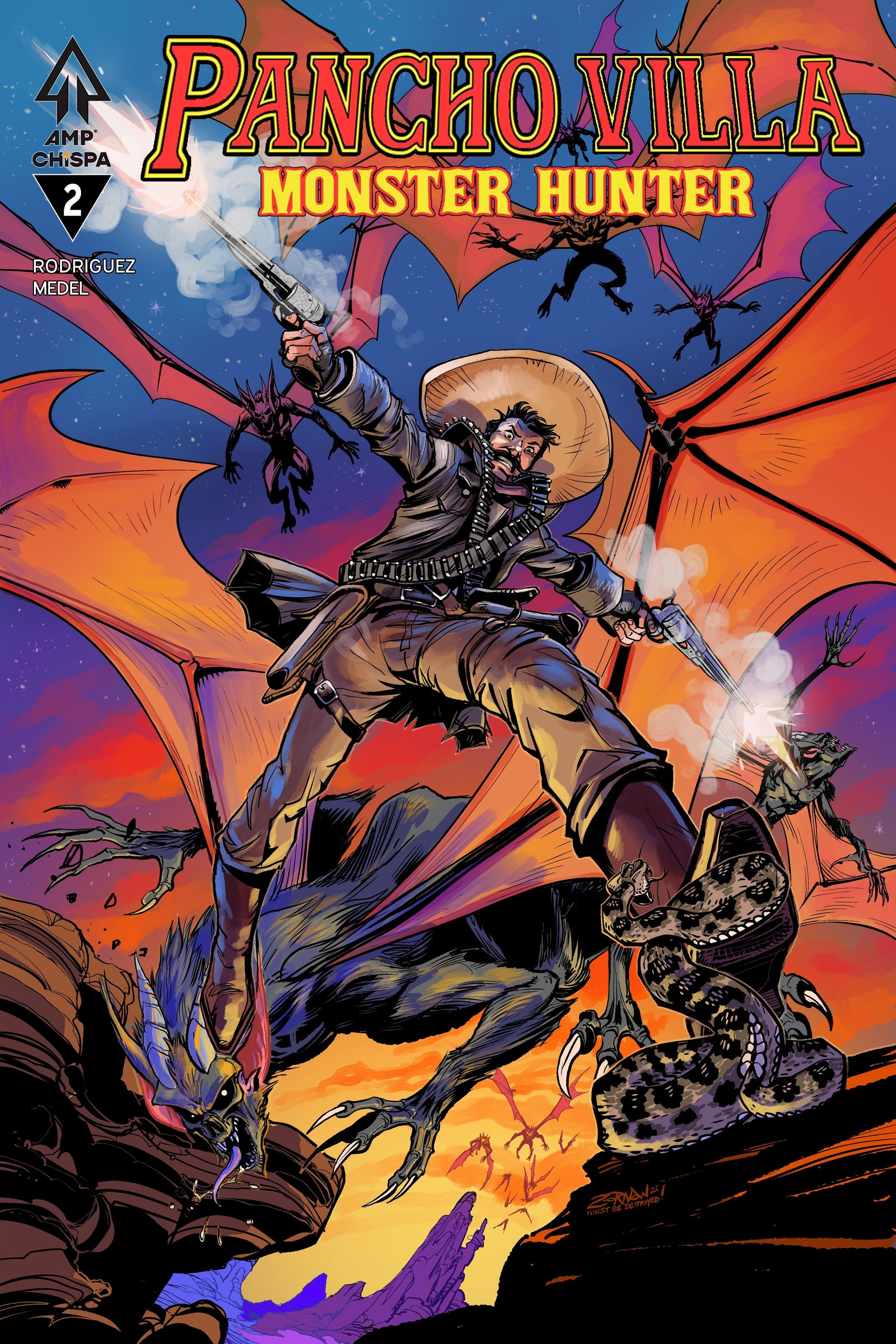 PANCHO VILLA MONSTER HUNTER #2 (OF 3) CVR A JEFF ZORNOW