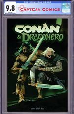 CONAN THE BARBARIAN AND DRAGONERO #5 (OF 7) CVR C STEVAN SUBIC FOIL VAR (MR) thumbnail
