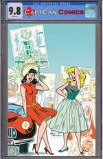 ARCHIE COMICS 85TH ANNIVERSARY PRESENTS BETTY & VERONICA FASHION PAGES (ONE-SHOT) CVR D DAN DECARLO FOIL FULL ART VAR thumbnail