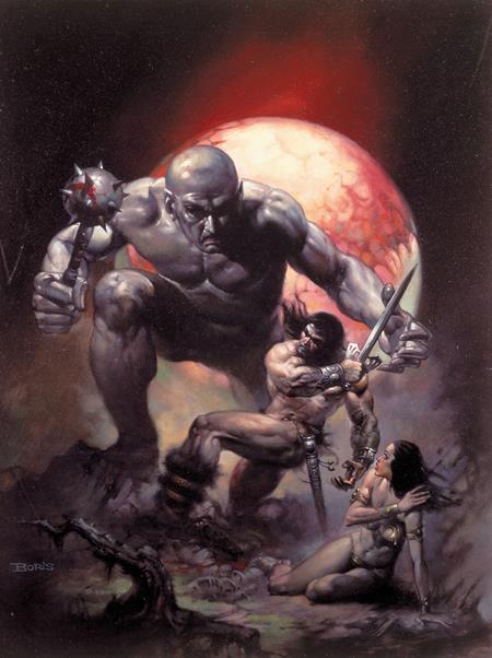 SAVAGE SWORD OF CONAN REFORGED #2 CVR D BORIS VALLEJO VIRGIN VAR