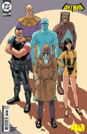 BATMAN #15 CVR F FRANK QUITELY WATCHMEN 40TH ANNIVERSARY CARD STOCK VAR