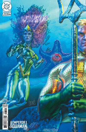EMPEROR AQUAMAN #23 CVR B MARK SPEARS LEFT CONNECTING CARD STOCK VAR