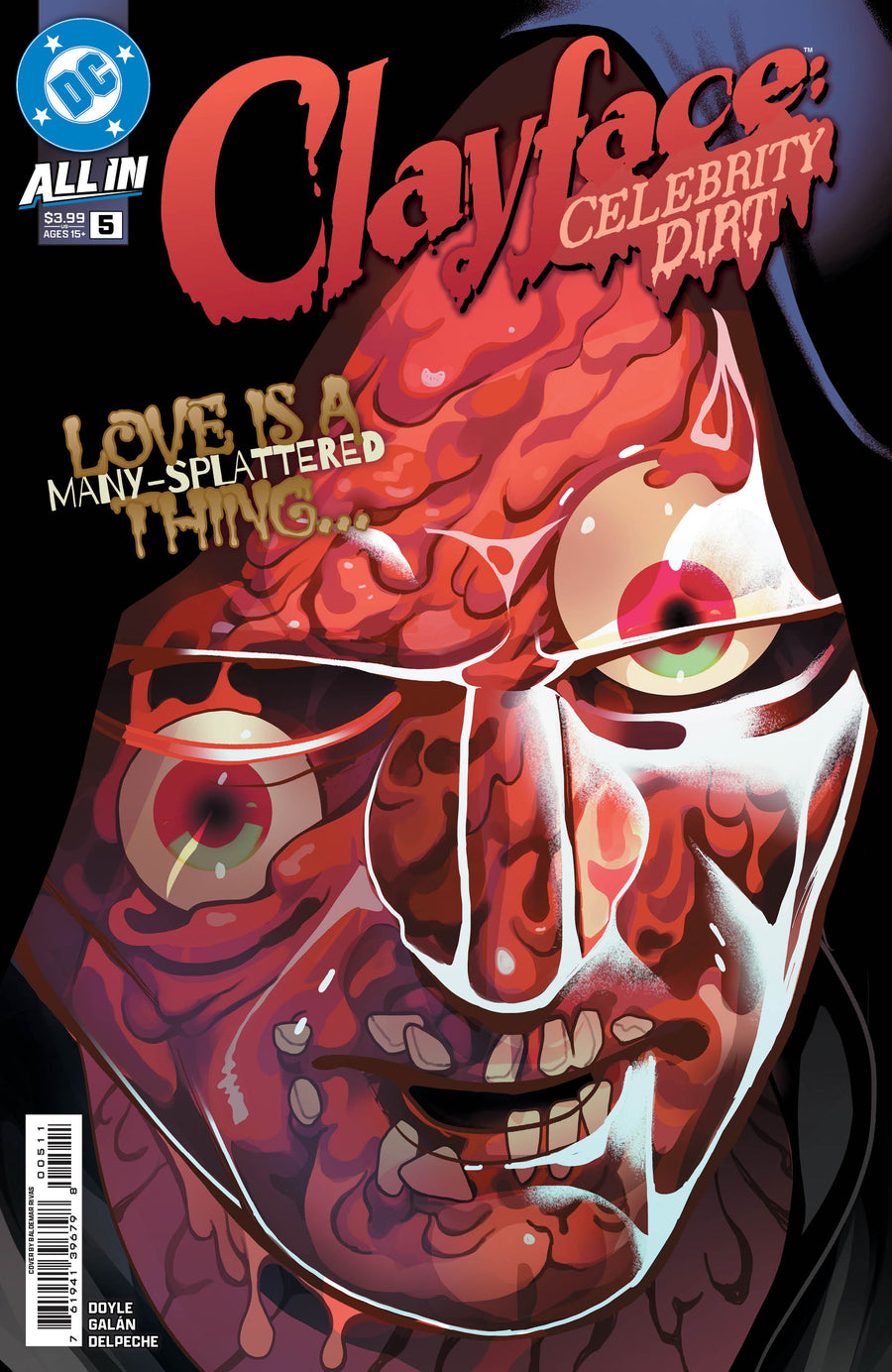 CLAYFACE CELEBRITY DIRT #5 (OF 6) CVR A BALDEMAR RIVAS