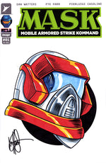 DF MASK #1 BLANK VARIANT SIGNED AND REMARKED BY KEN HAESER ALLOCATIONS MAY OCCUR thumbnail