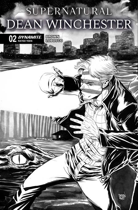SUPERNATURAL DEAN WINCHESTER #2 CVR K DREW MOSS LINE ART VIRGIN VAR