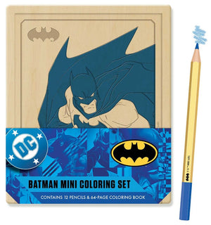BATMAN MINI COLORING SET TPB