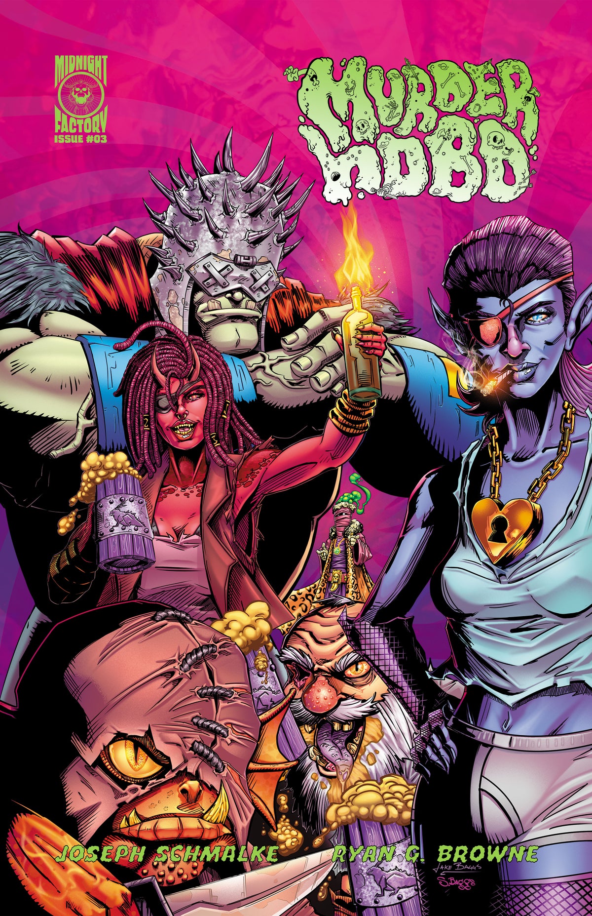 MURDER HOBO #3 CVR C 10 COPY BAGGS BROTHERS UNLOCK VAR (MR)