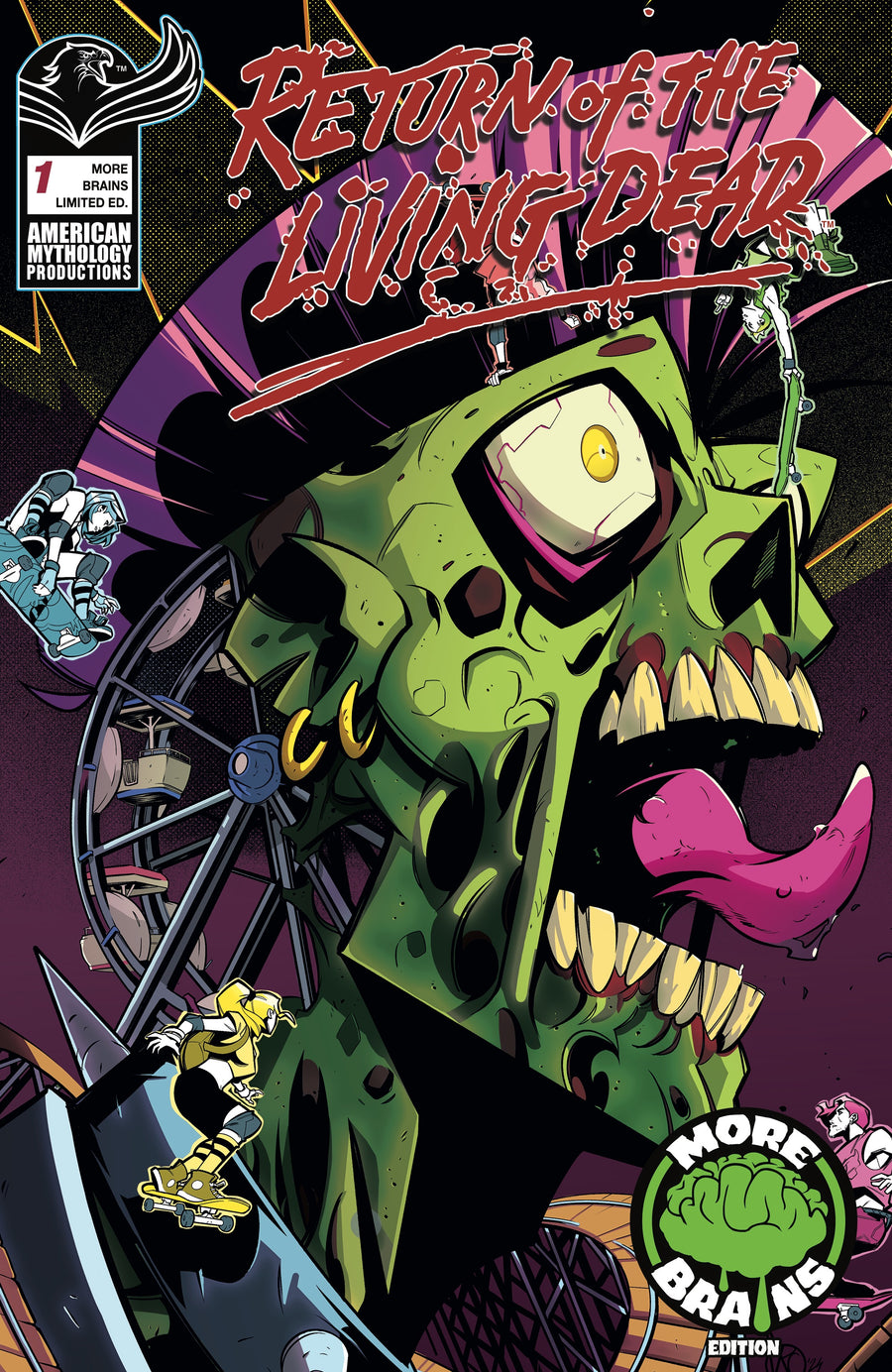 RETURN LIVING DEAD #1 ANDREA ARCARI MORE BRAINS LIMITED (MR)