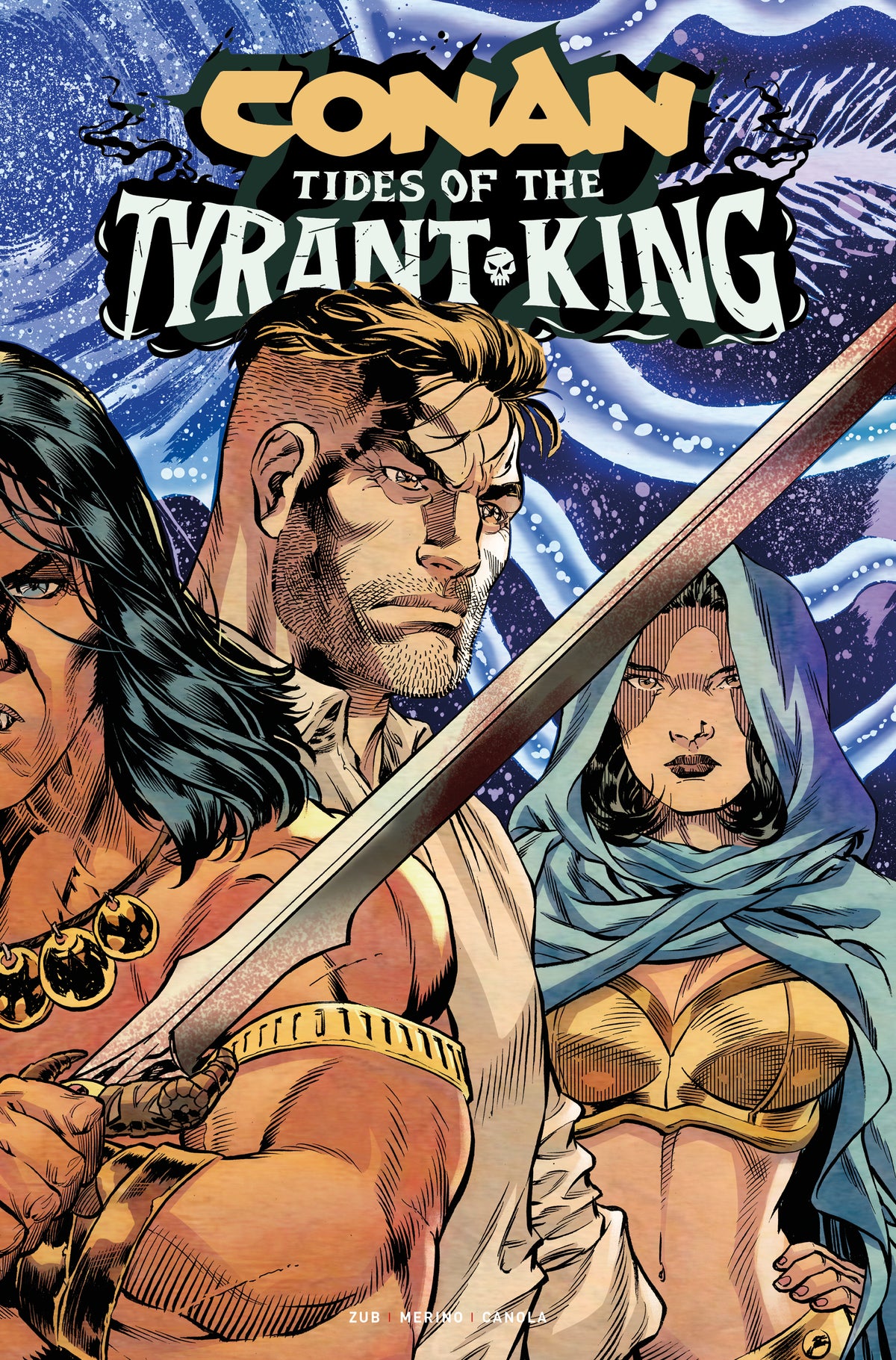CONAN THE BARBARIAN TIDES OF THE TYRANT KING #3 (OF 4) CVR B JESUS MERINO CONNECTING VAR (MR)