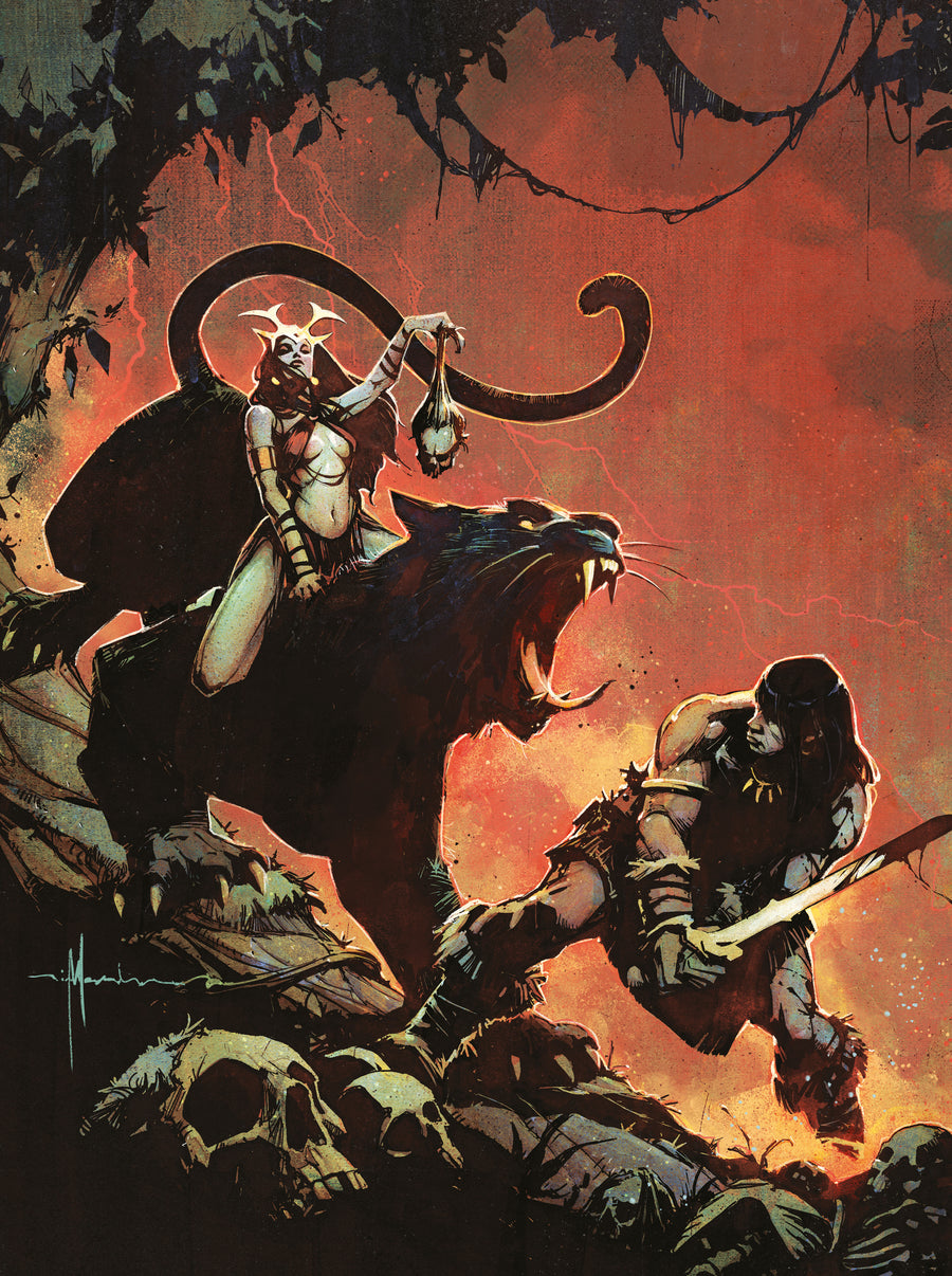 SAVAGE SWORD OF CONAN #17 CVR D NICK MARINKOVICH VIRGIN CARDSTOCK VAR (MR)