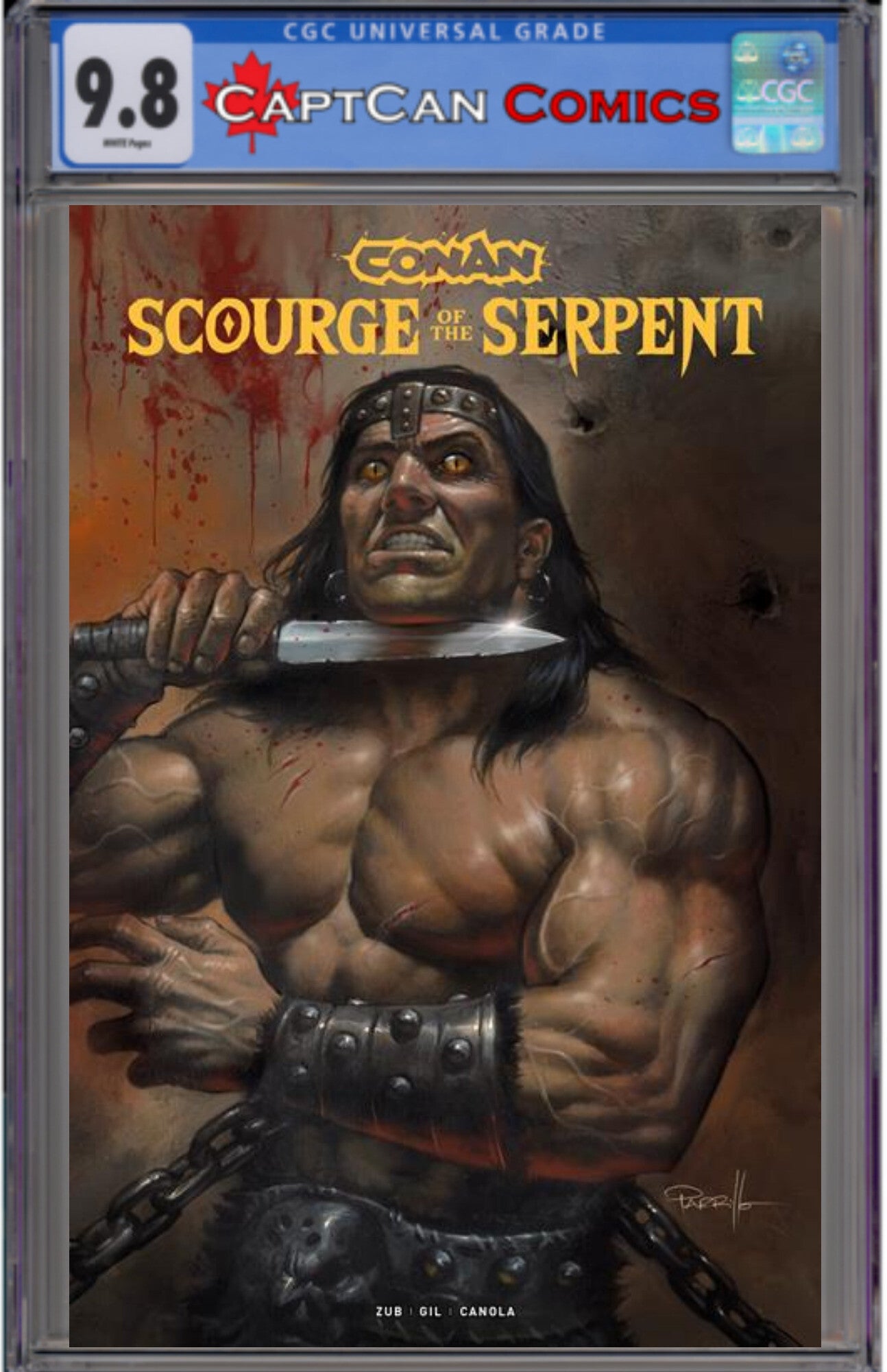 CONAN THE BARBARIAN SCOURGE OF THE SERPENT #4 (OF 4) CVR B LUCIO PARRILLO VAR (MR)