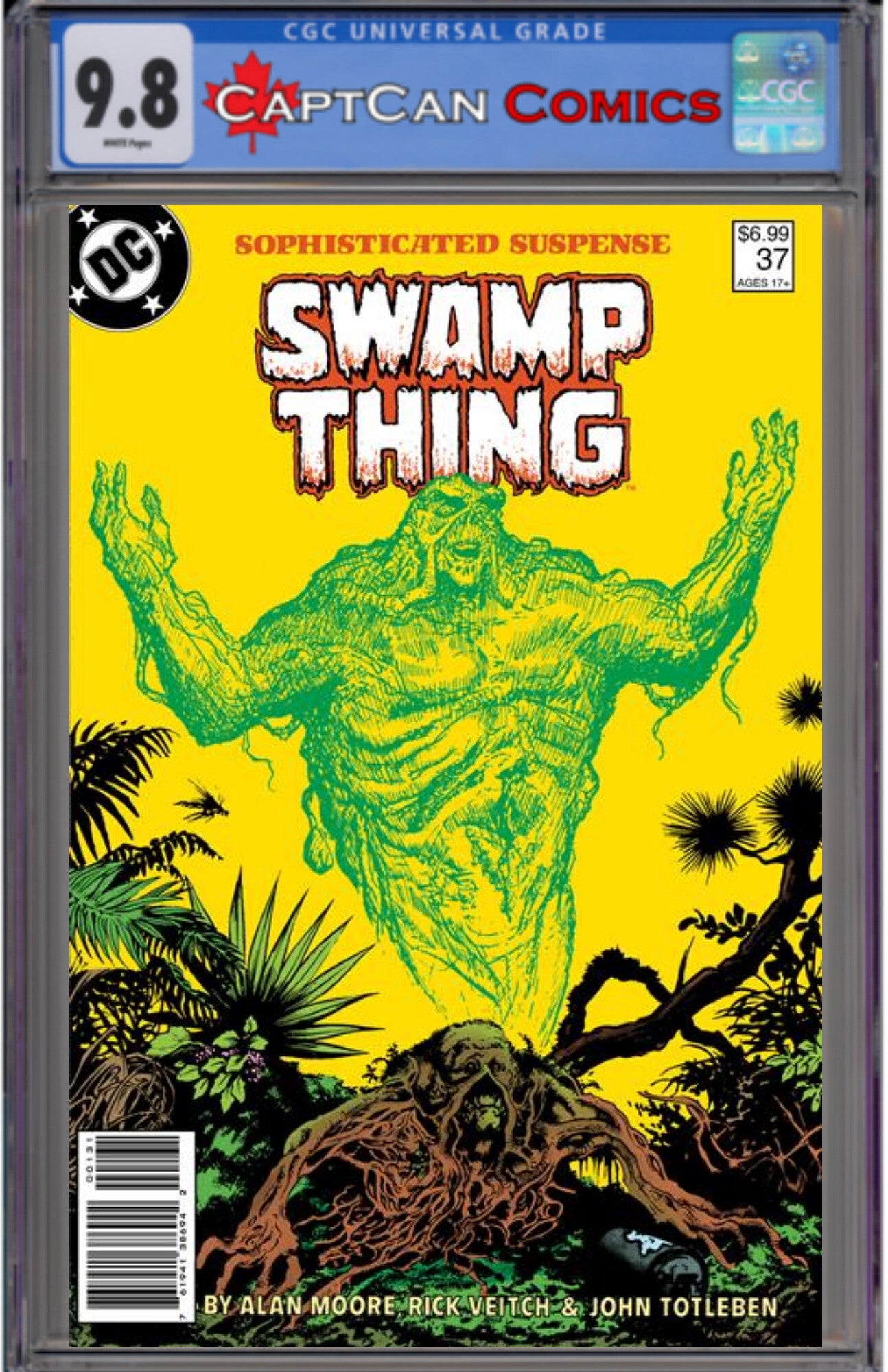 SAGA OF THE SWAMP THING #37 FACSIMILE EDITION CVR D STEPHEN R BISSETTE & JOHN TOTLEBEN FOIL VAR (MR)