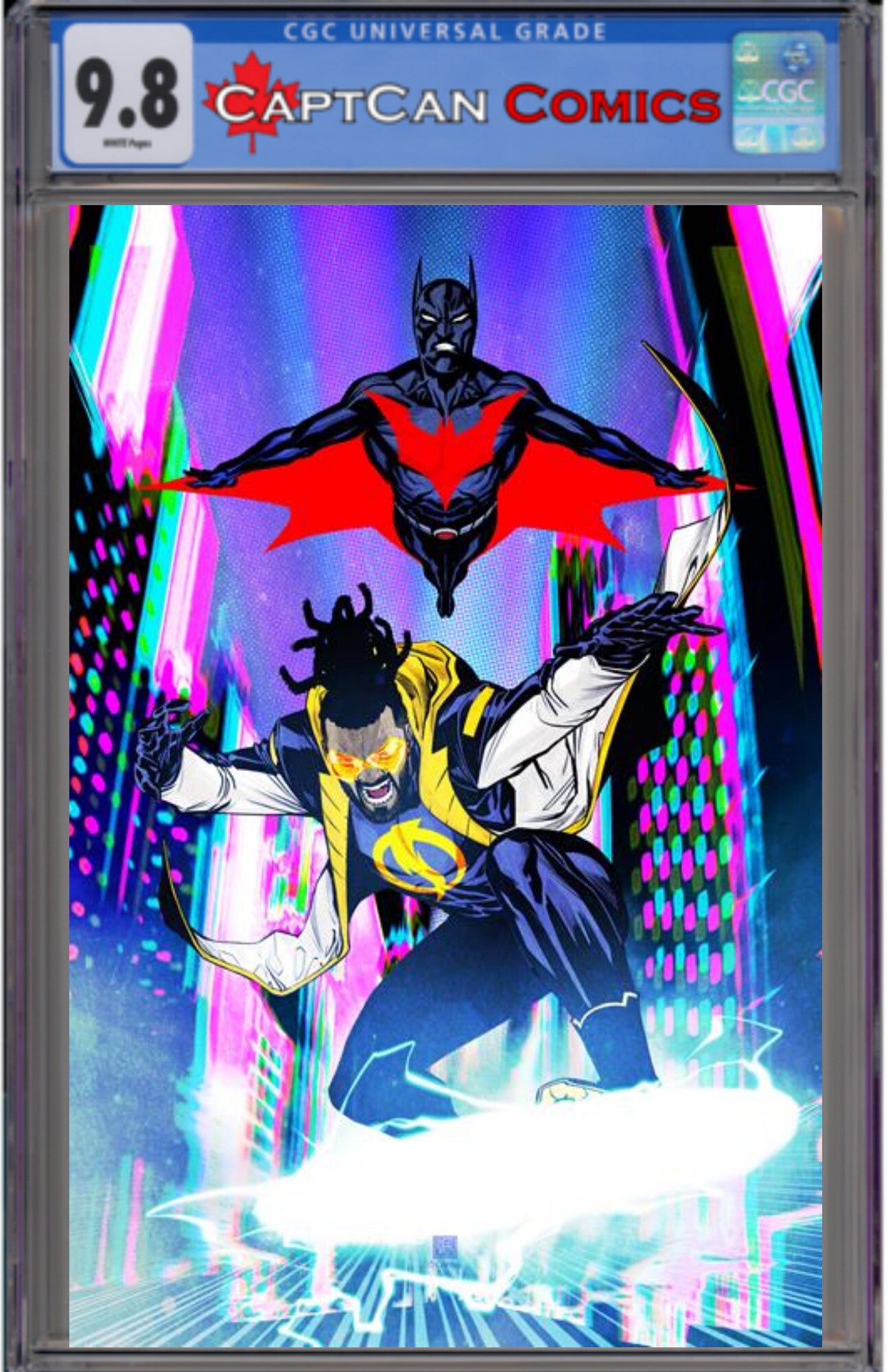 BATMAN STATIC BEYOND #3 (OF 6) CVR B BERNARD CHANG CARD STOCK VAR