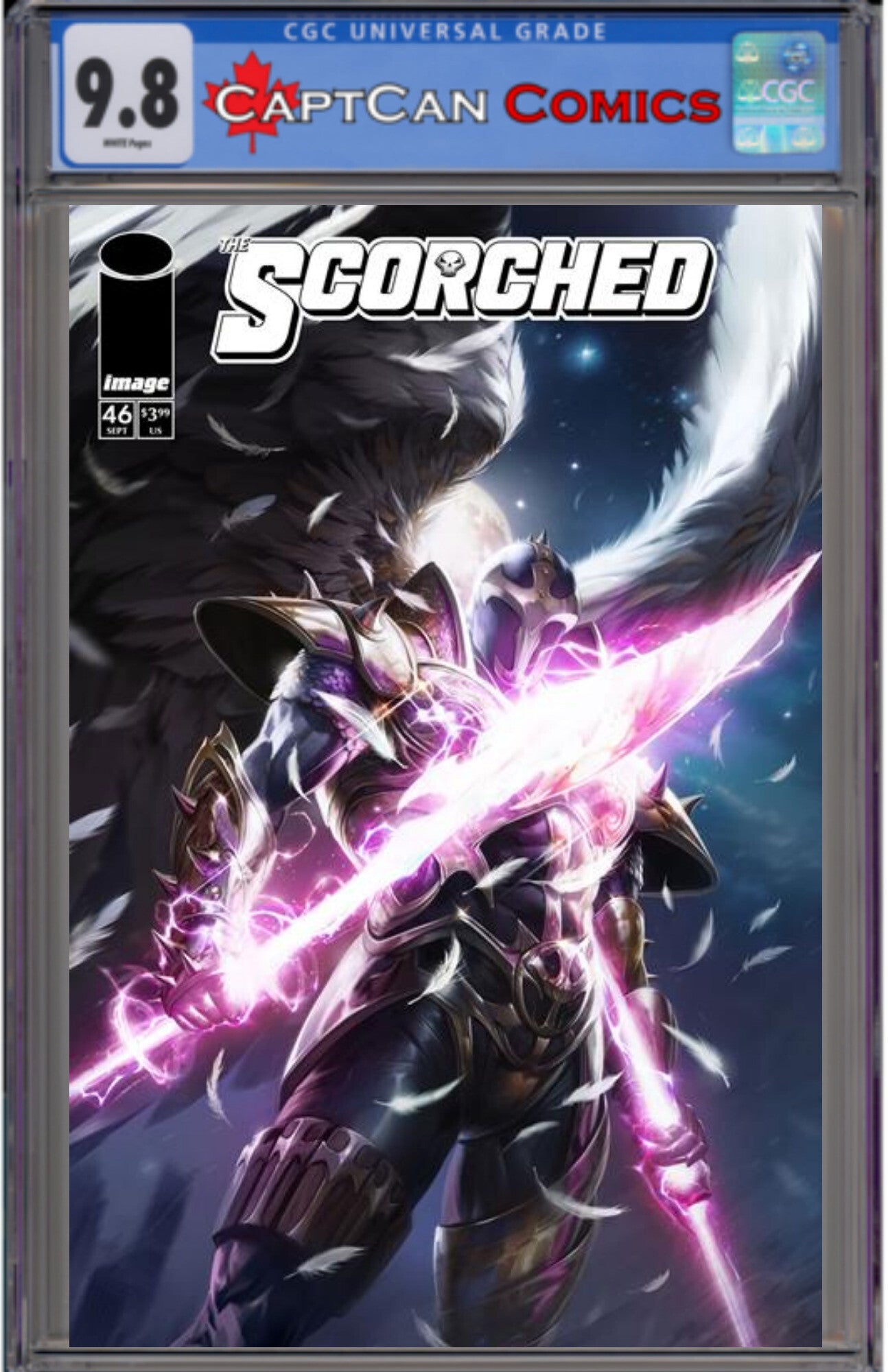 SPAWN SCORCHED #46 CVR B FRANCESCO MATTINA WINGS VAR