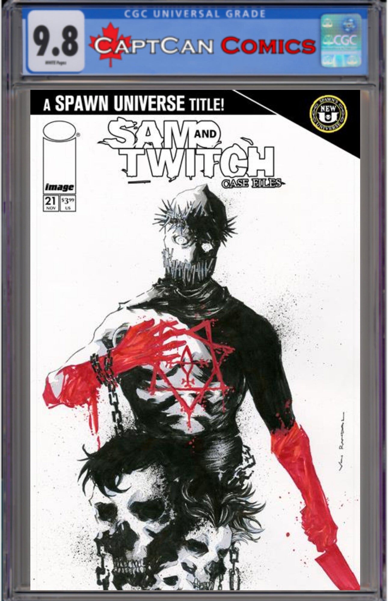 SPAWN SAM AND TWITCH CASE FILES #21 CVR A VON RANDAL
