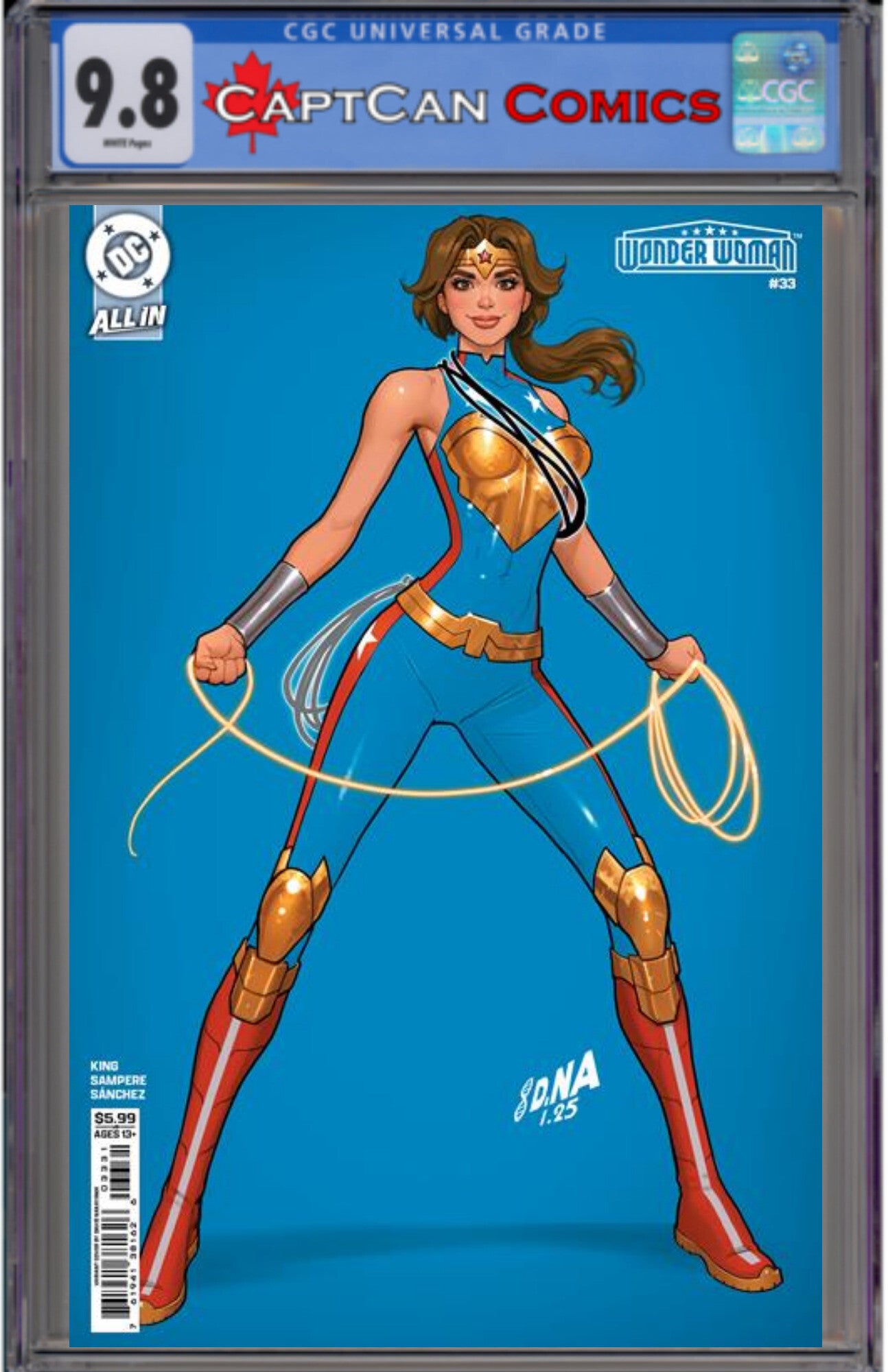 WONDER WOMAN #33 CVR C DAVID NAKAYAMA CARD STOCK VAR