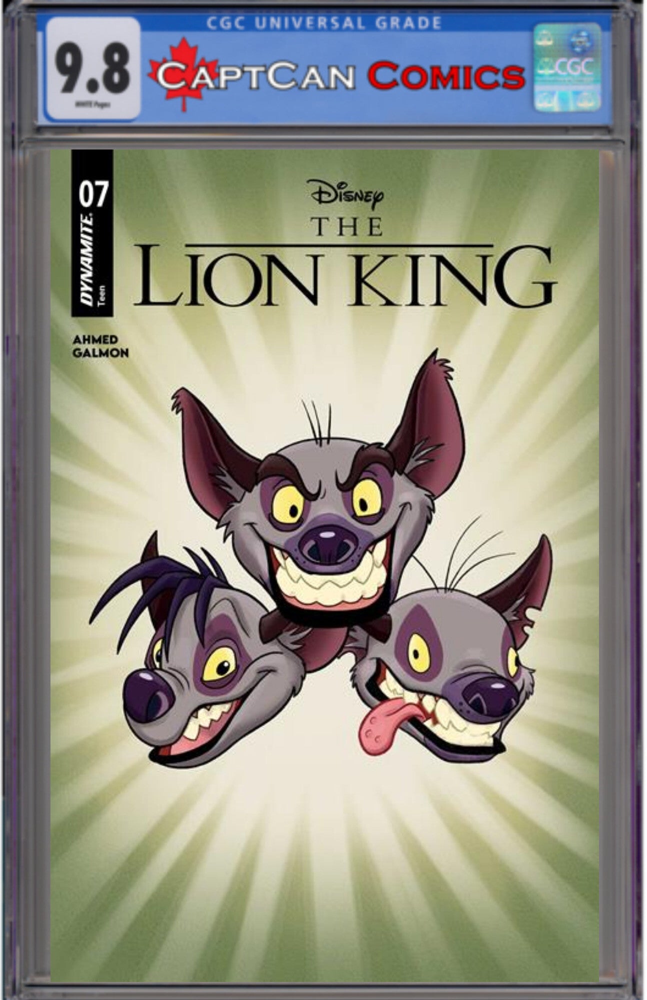 LION KING #7 CVR D CARTOON HEAD VAR