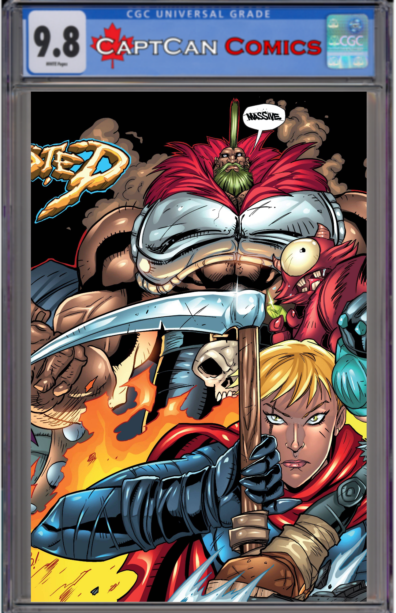 QUESTED SEASON 2 #1 CVR D CALERO BATTLE CHASERS HOMAGE