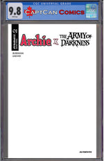 ARCHIE X ARMY OF DARKNESS #1 CVR F BLANK AUTHENTIX VAR thumbnail