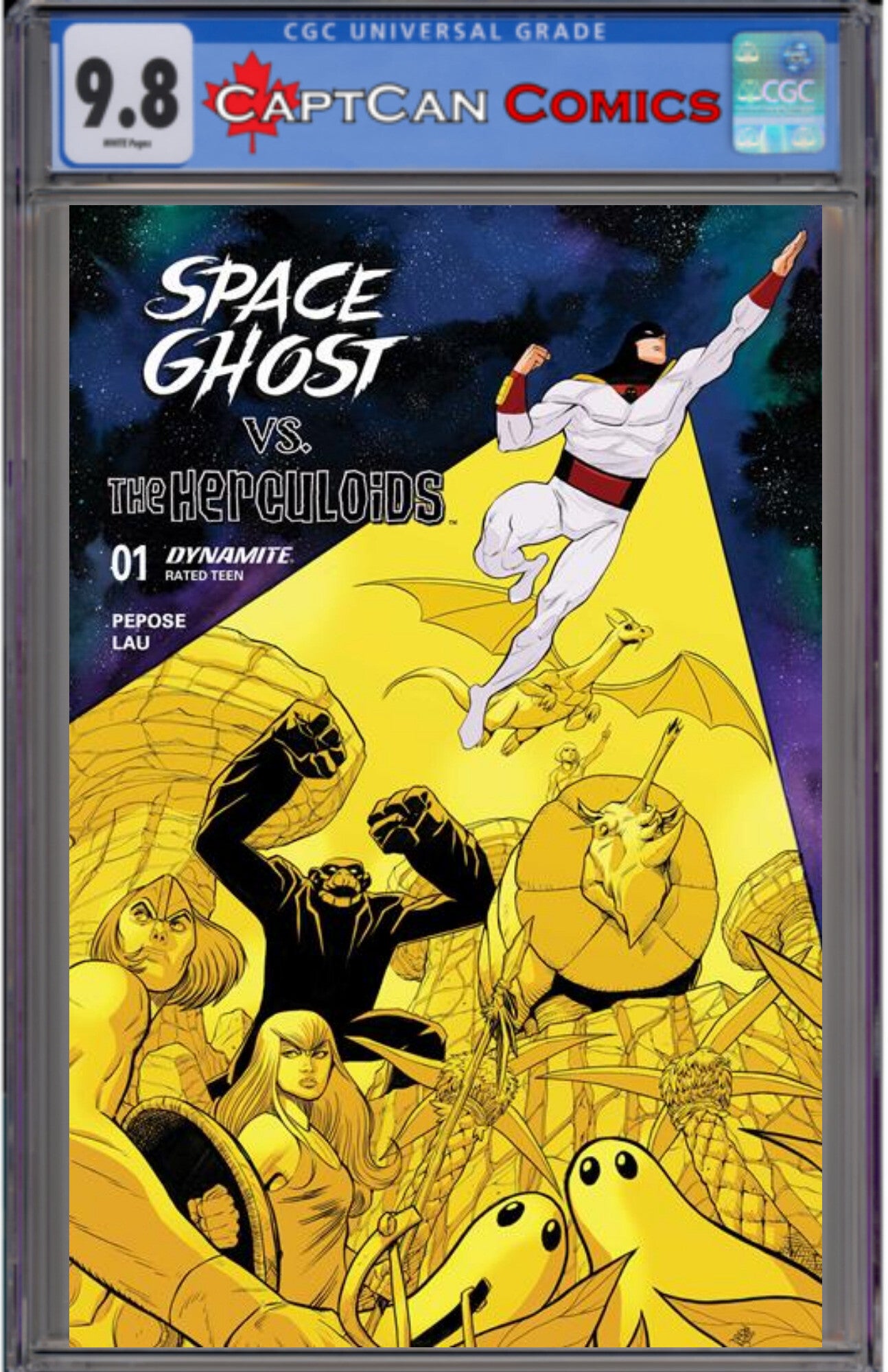 SPACE GHOST VS THE HERCULOIDS #1 CVR B DREW MOSS VAR