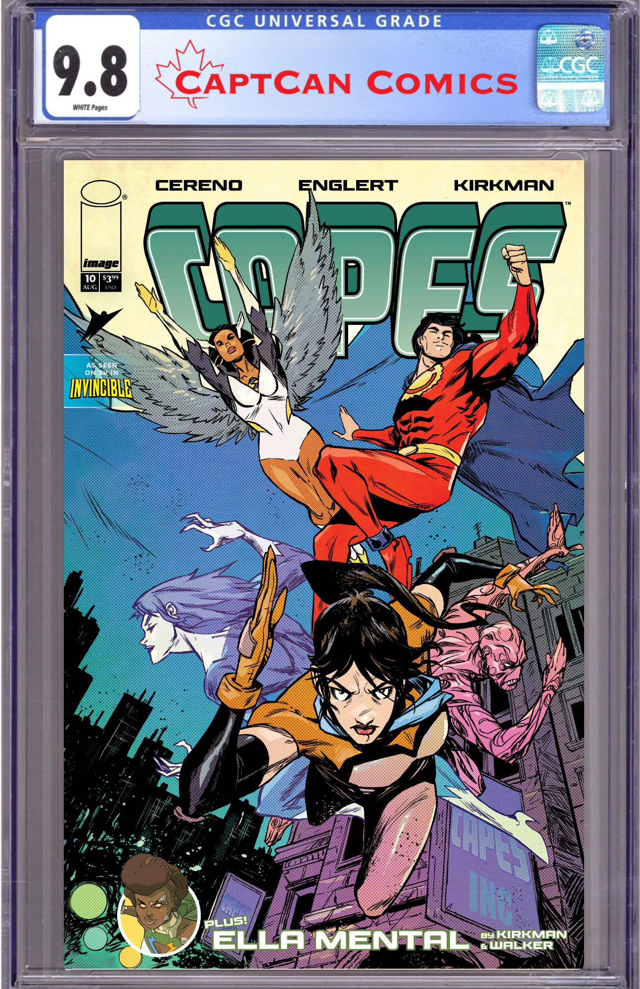 INVINCIBLE UNIVERSE CAPES #10 CVR E SANFORD GREENE CONNECTING VAR