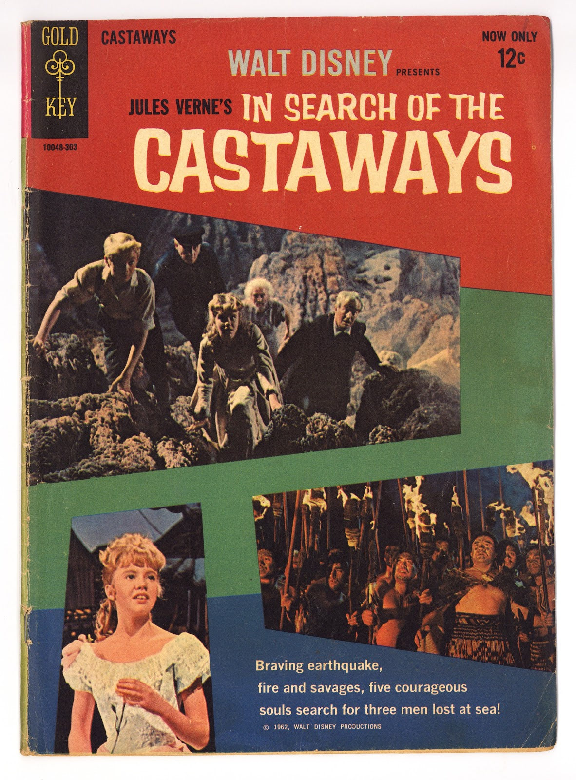 Walt Disney's In Search of the Castaways [nn] VG- (3.5) (1963) 