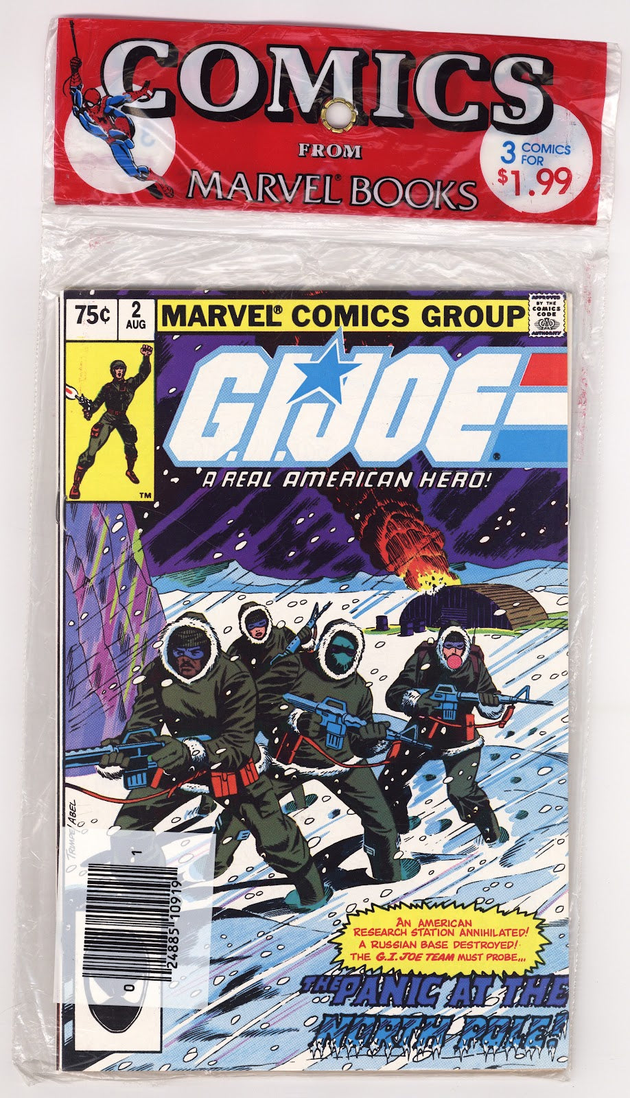 G.I. Joe #2,#26,#27 3-Pack [nn] Sealed (1982)  