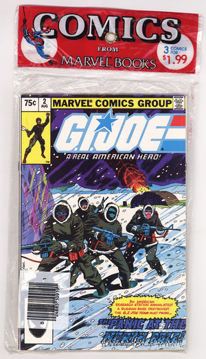 G.I. Joe #2,#26,#27 3-Pack [nn] Sealed (1982)