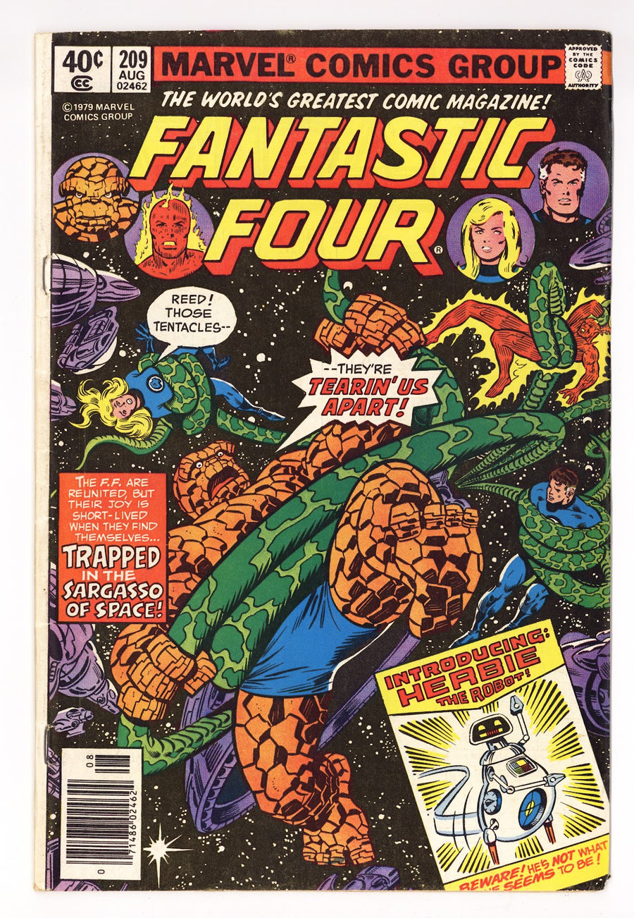 Fantastic Four Vol 1 209 Low Grade (1979) Newsstand 
