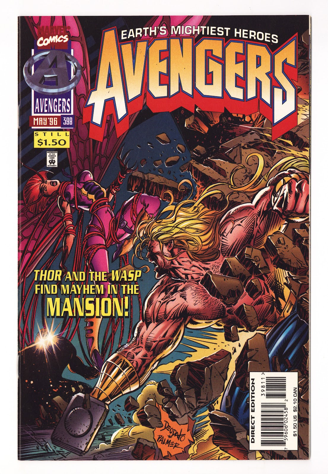 The Avengers Vol 1 398 High Grade (1996) 