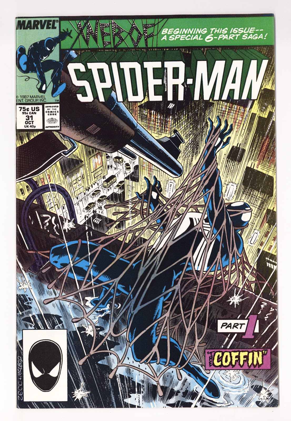 Web of Spider-Man Vol 1 31 VF (8.0) (1987) 