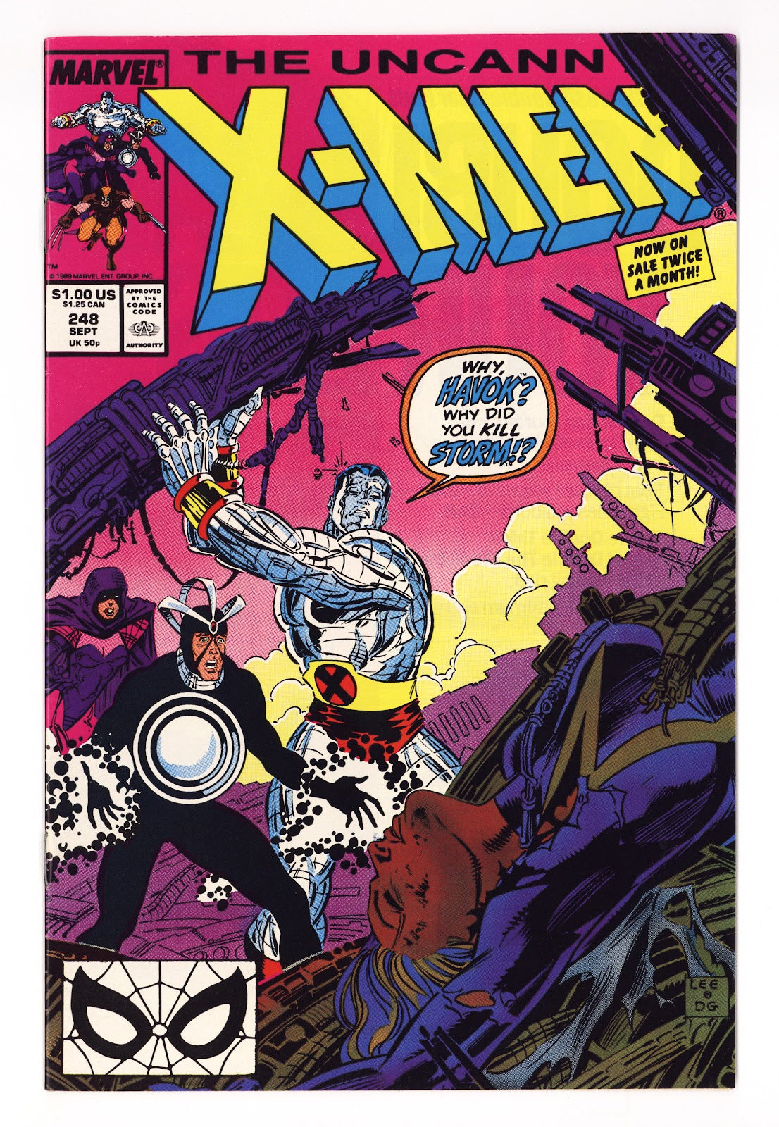 The Uncanny X-Men Vol 1 248  VF (8.0)   (1989)     