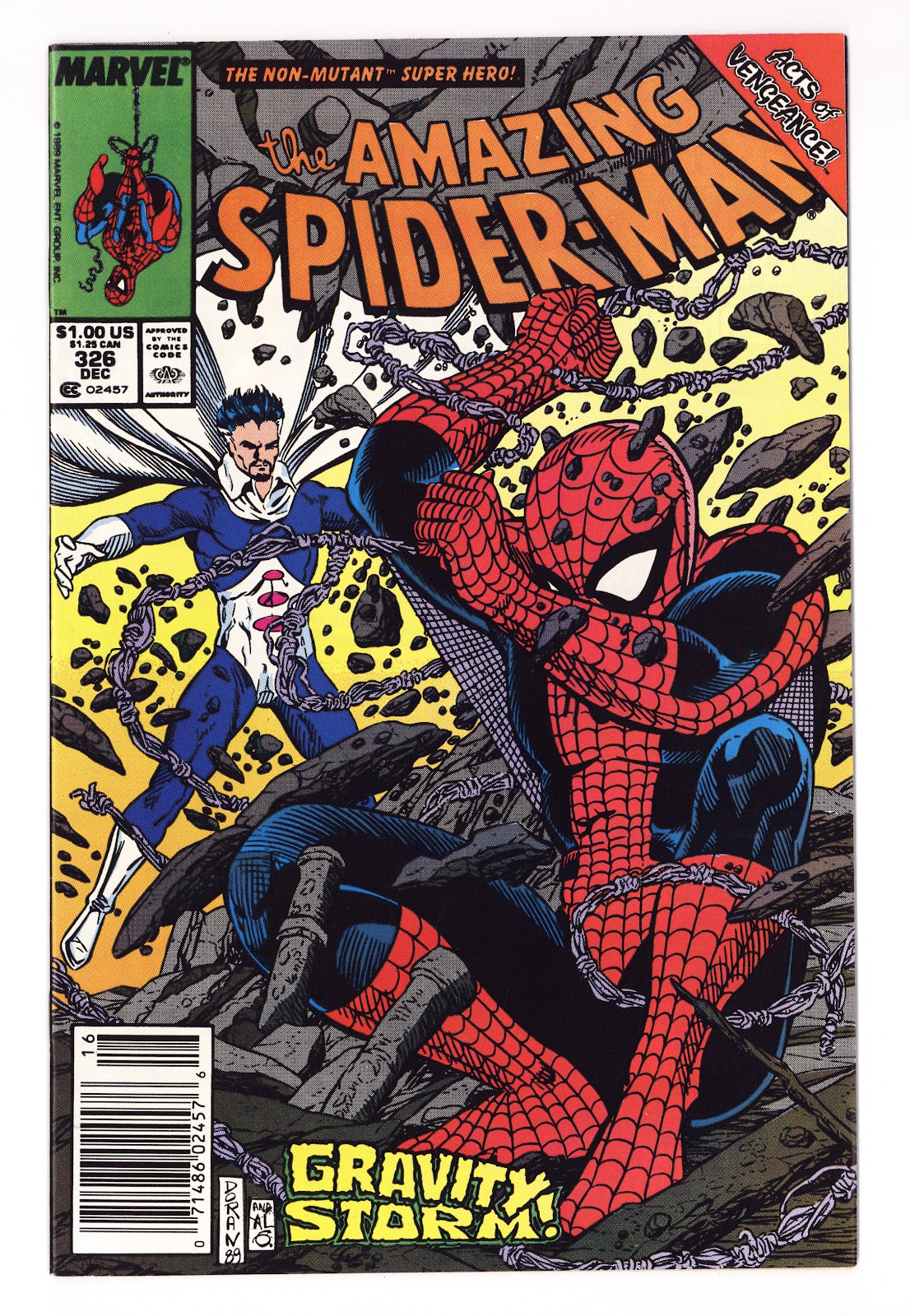 The Amazing Spider-Man Vol 1 326 High Grade (1989) Newsstand 