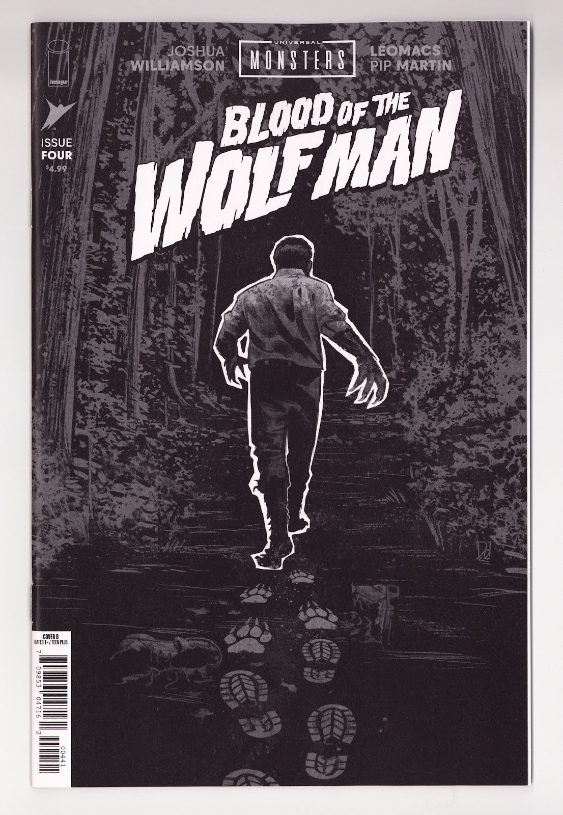 Universal Monsters Blood of the Wolf Man  4 Mundo  B&W Incentive NM (9.4) NM (9.4) (2026)