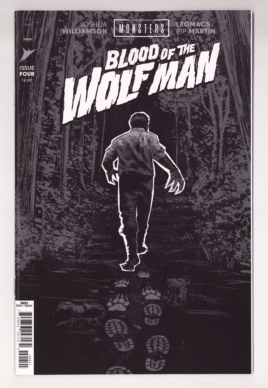 Universal Monsters Blood of the Wolf Man  4 Mundo  B&W Incentive NM (9.4) NM (9.4) (2026)