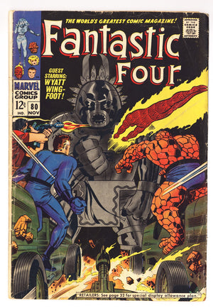 Fantastic Four Vol 1 80 GD/VG (3.0) (1968)