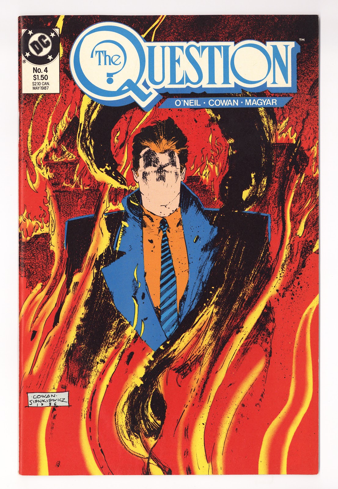 The Question Vol 1 4  High Grade   (1987)     