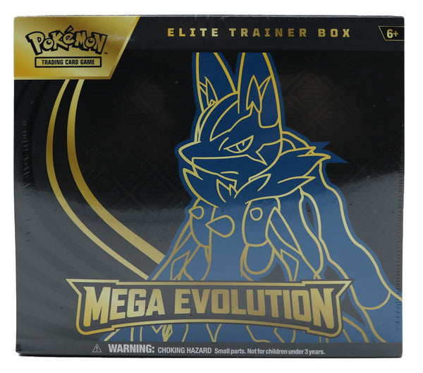 Pokemon Mega Evolutions Elite Trainer Box Lucario, Sealed (2025)
