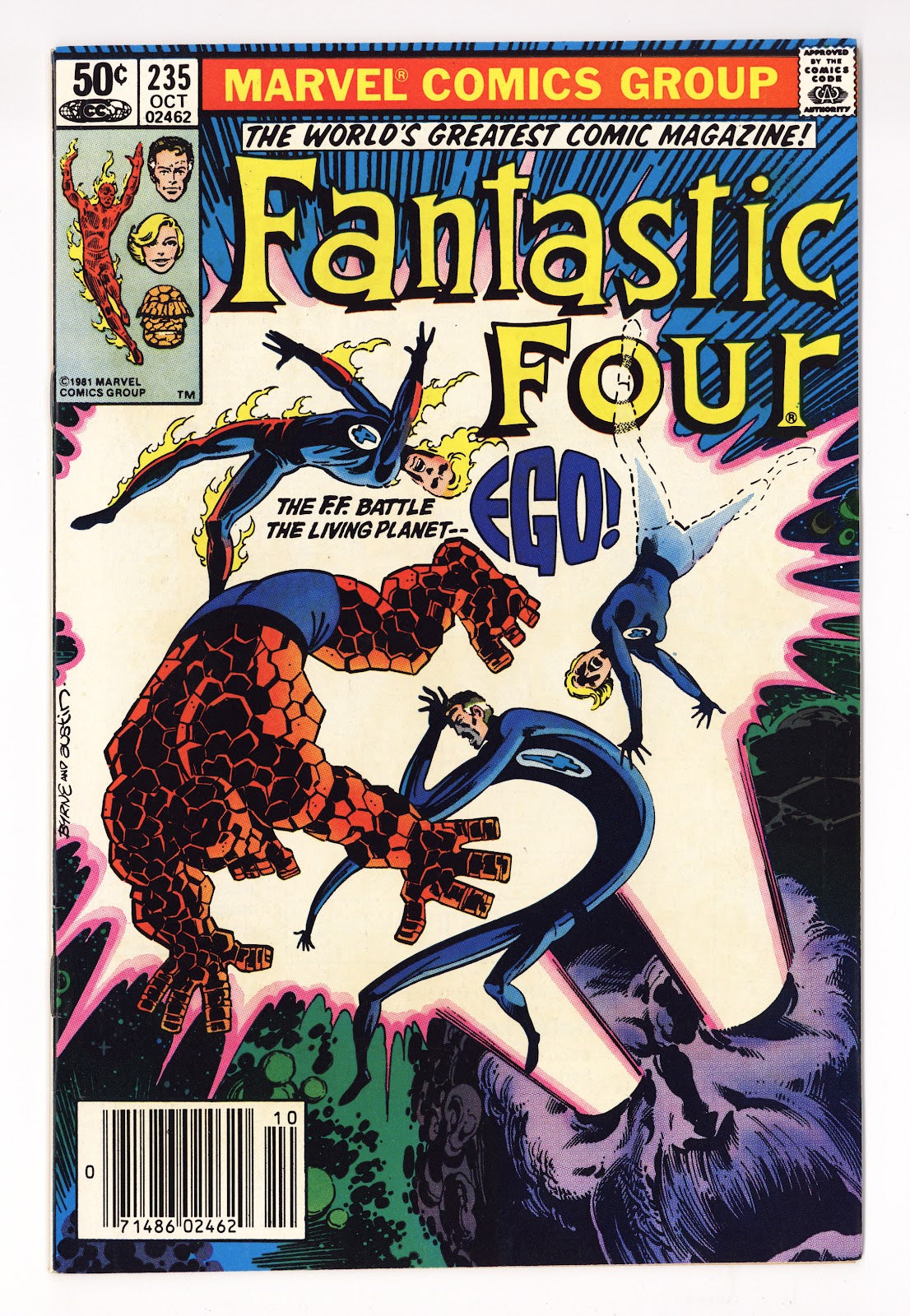 Fantastic Four Vol 1 235 Mid Grade (1981) Newsstand 