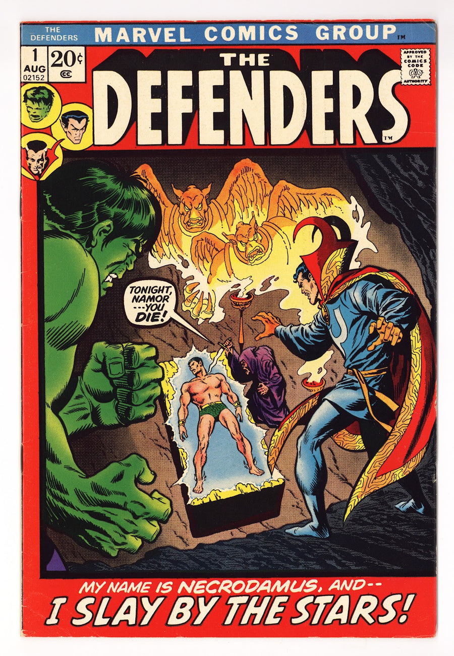 The Defenders Vol 1 1  FN (6.0)   (1972)     