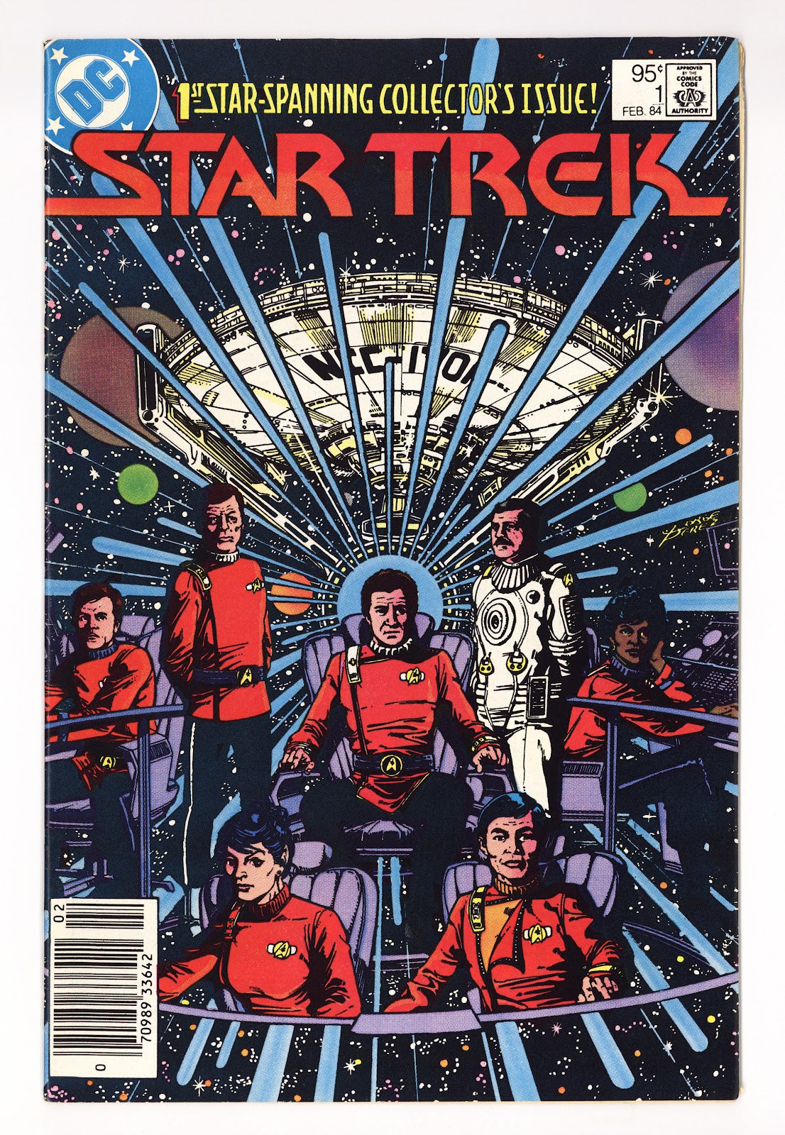 Star Trek Vol 1 1  Mid Grade   (1984)   Canadian Price Variant