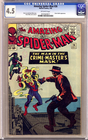 The Amazing Spider-Man Vol 1 26 CGC 4.5 (VG+)   (1965)