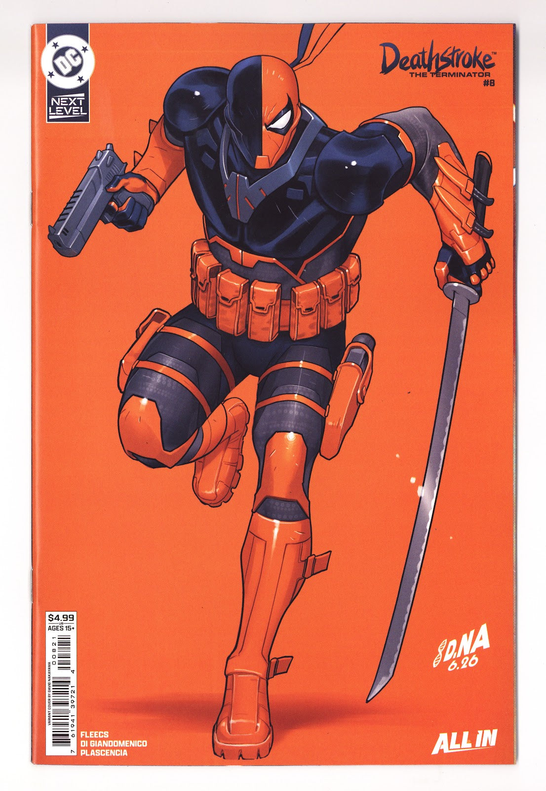 Deathstroke the Terminator Vol 2 #8 (2026) Nakayama Variant