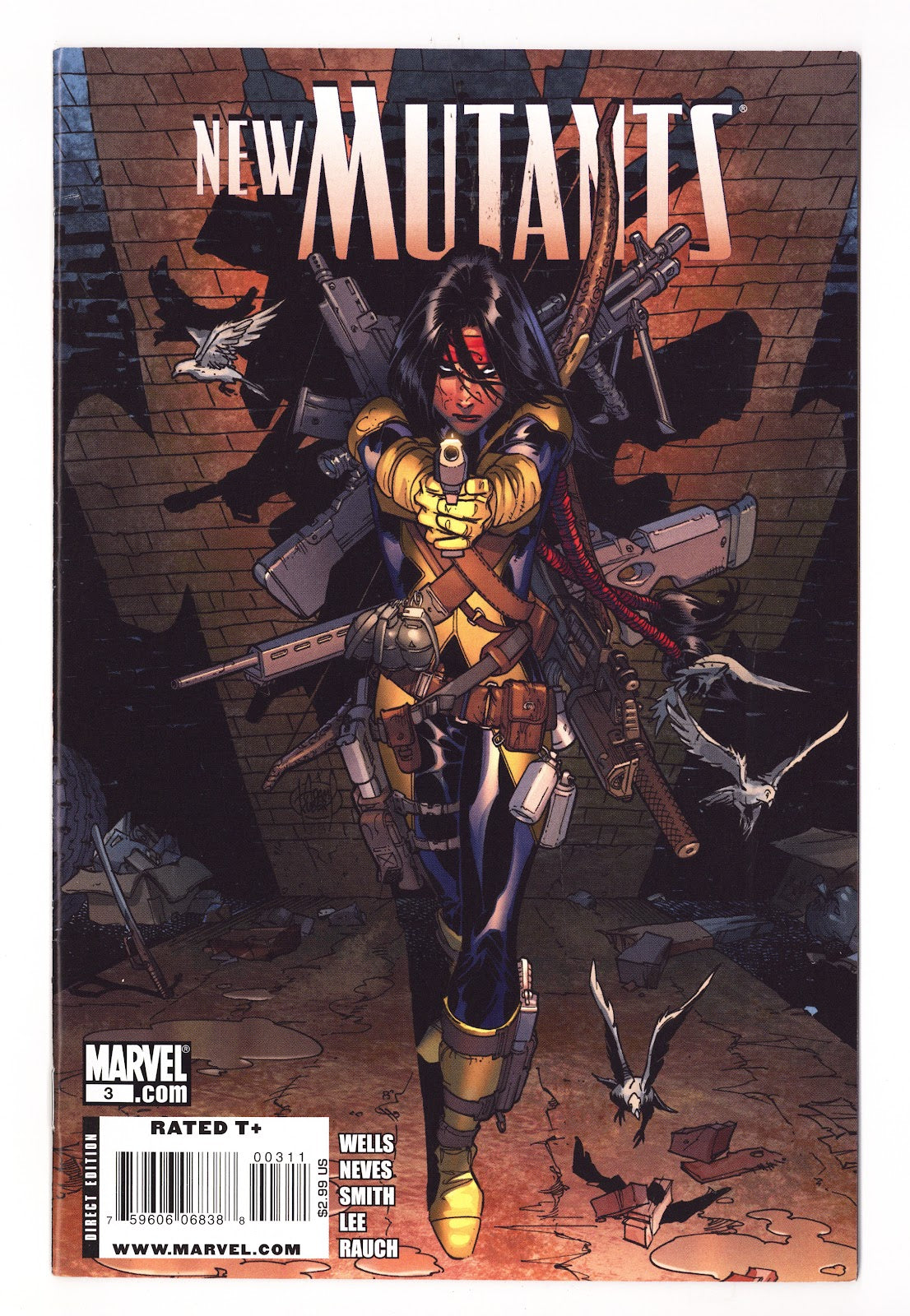 New Mutants Vol 3 3 High Grade (2009) Cover A - Adam Kubert 